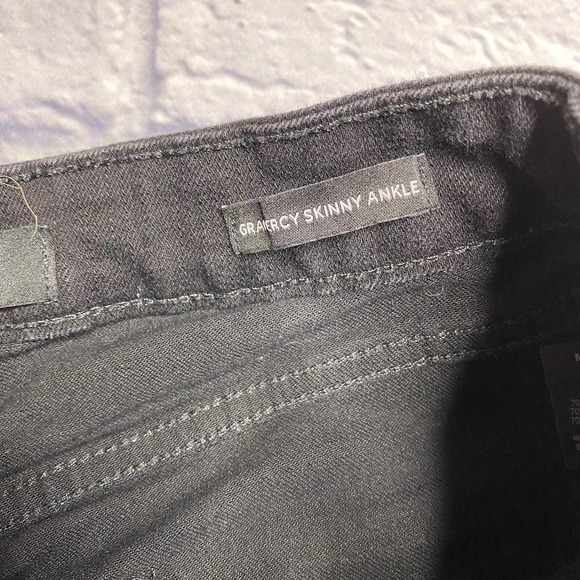 Nine West Gramercy Skinny Ankle Jeans in Black - Picture 5 of 7